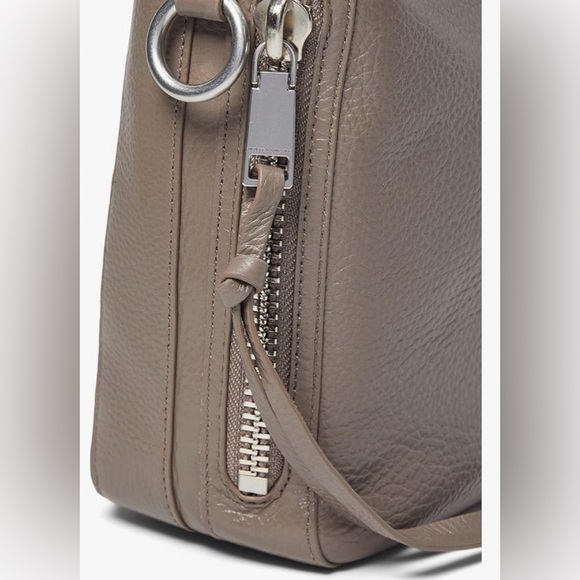 Rebecca Minkoff Handbag MAB Crossbody Leather Bag Deep Taupe AUTHENTIC NWT - Picture 7 of 9